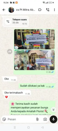 Testimonial Papan Bunga cikande